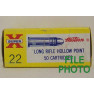 Western Super-X Box of 22 LR Ammunition - Hollow Point