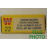 Winchester Super-Speed Box of 22 Long Ammunition - Partial Box