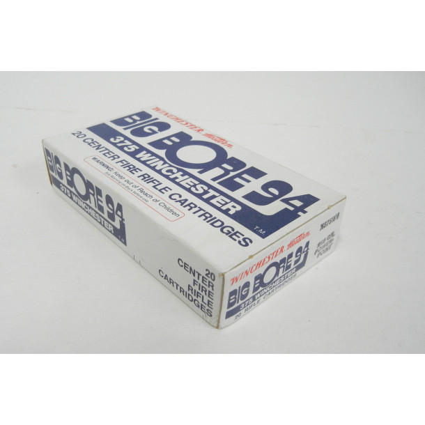 Winchester Western Big Bore 94 Box of 375 Win. Rifle Ammunition