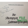 The Thompsin Submachinegun - Signed Second Edition Soft Cover Book - by James F. Bannan and Tracie L. Hill