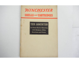Winchester Shells and Cartridges - Soft Cover Booklet - First Edition - 1938