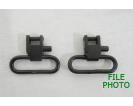 Sling Swivel Set - 1 1/4" Loops - Quick Detachable - Early Variation - by Uncle Mikes