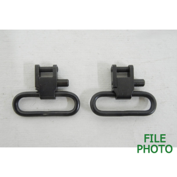 Sling Swivel Set - 1 1/4" Loops - Quick Detachable - Early Variation - by Uncle Mikes