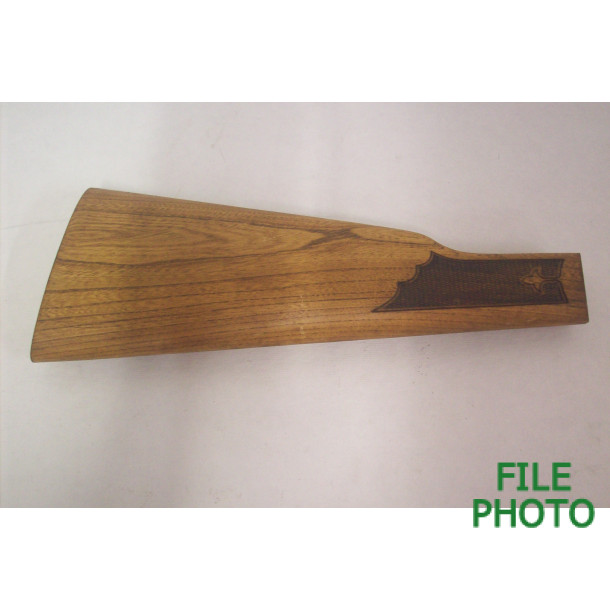 Buttstock  - Hardwood - Checkered - Original