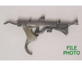 Cartridge Stop / Safety / Trigger Assembly - Late Variation - Silver Finished - Original