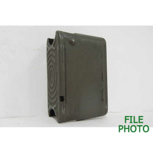 En Bloc Metal Clip - "WRA" Marked - Latch Detent Retaining Notch Cut Through - 8 Round - Original