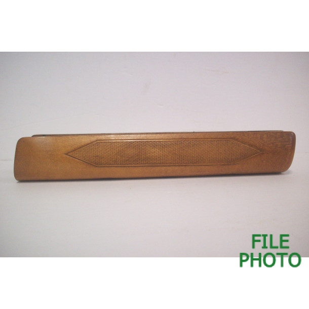 Forearm - Hard Wood - Checkered - 2nd Pattern - 12 Gauge - Original