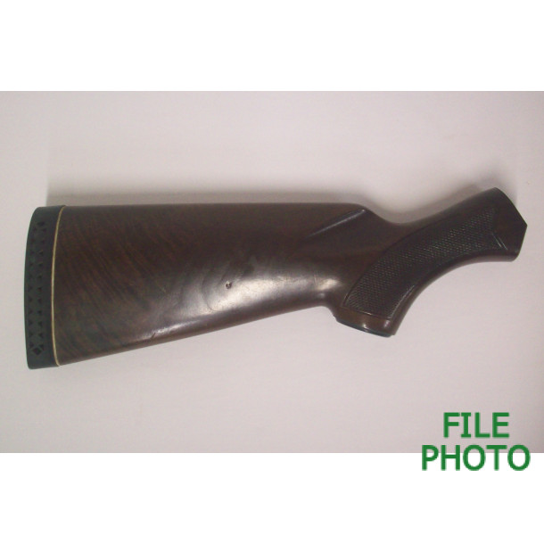 Butt Stock - Walnut - Checkered - 4th Pattern - w/ Black Pad - Original