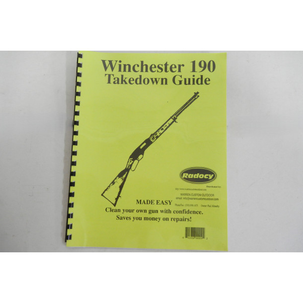 z- Winchester Model 190 Takedown Guide