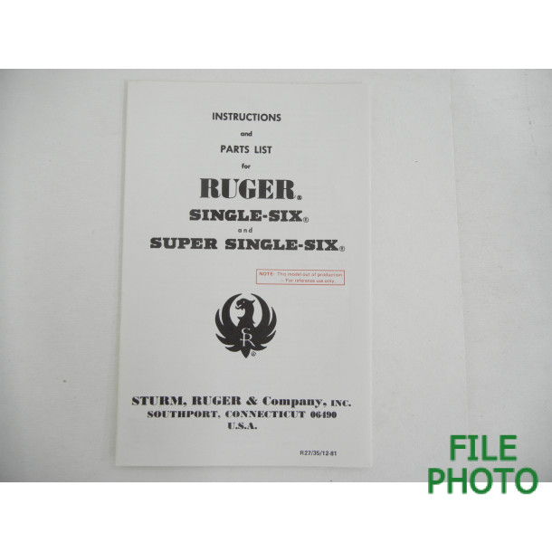 z- Owner's Manual - Trifold - December 1981 - Original