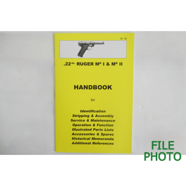 z- Handbook on the Ruger Mark I & Mark II Rimfire Pistol - by Ian Skennerton