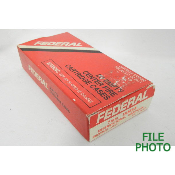 Unprimed 7mm IHMSA Brass Casings by Federal Cartridge Company