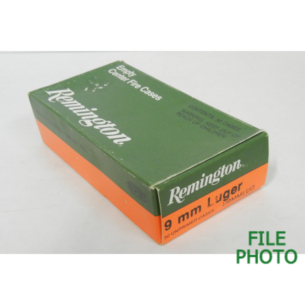 Unprimed 9MM Luger Brass Casings by Remington