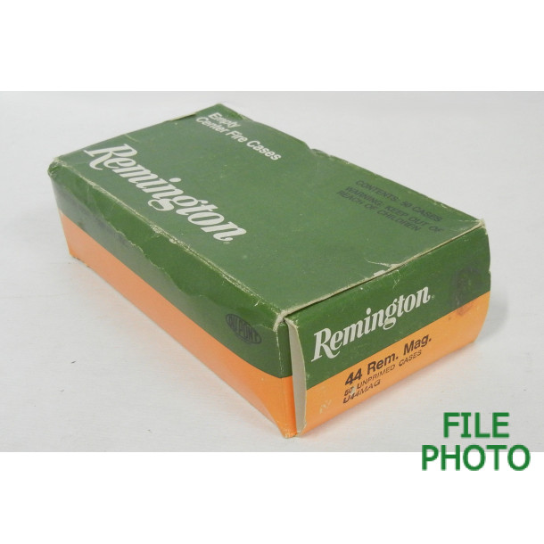 Unprimed 44 Rem Mag Brass Casings by Remington
