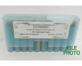 Unprimed 28-30 Stevens Brass Casings by Ballard Rifle & Cartridge