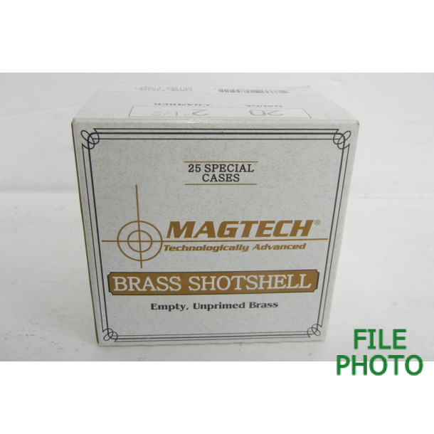 Unprimed 20 Gauge Magtech Empty Brass Shotshells