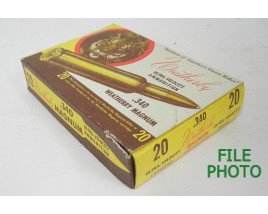 Unprimed 340 Magnum Brass Casings by Weatherby
