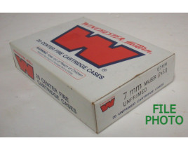 Unprimed 7MM Mauser (7x57)  Brass Casings by Winchester-Western