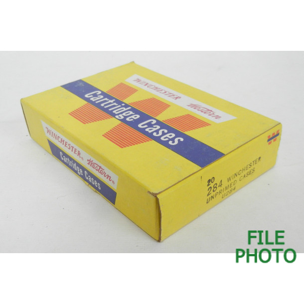 Unprimed 284 Win Brass Casings by Winchester-Western