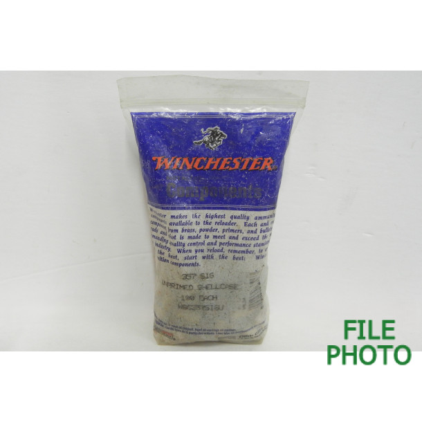 Unprimed 357 Sig Brass Casings by Winchester