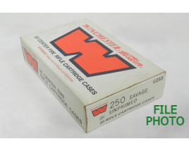 Unprimed 250 Savage Brass Casings by Winchester-Western