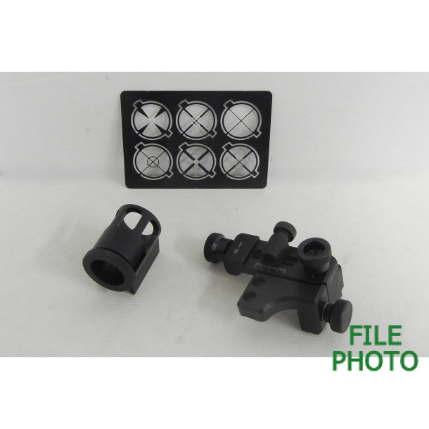Western Precision FP Receiver Peep Sight Set w/ Standard Aperture & Target Knobs - by Williams Gun Sight Company