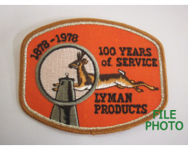 Lyman Products 100 Years of Service 1878-1978 Patch 