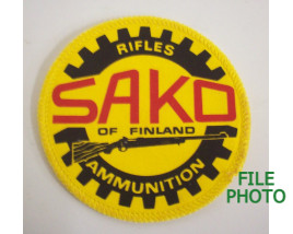 SAKO of Finland Patch - 3 1/4 Inch Diameter