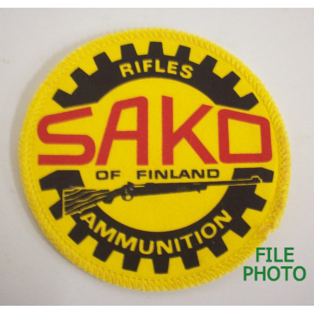 SAKO of Finland Patch - 3 1/4 Inch Diameter