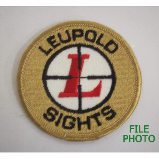 Leupold Sights Patch - 3 Inch Diameter