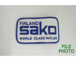 Finland Sako Patch - 4 1/2"x 2 3/4"
