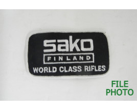Sako Finland Patch - 4 1/2"x 2 3/4"