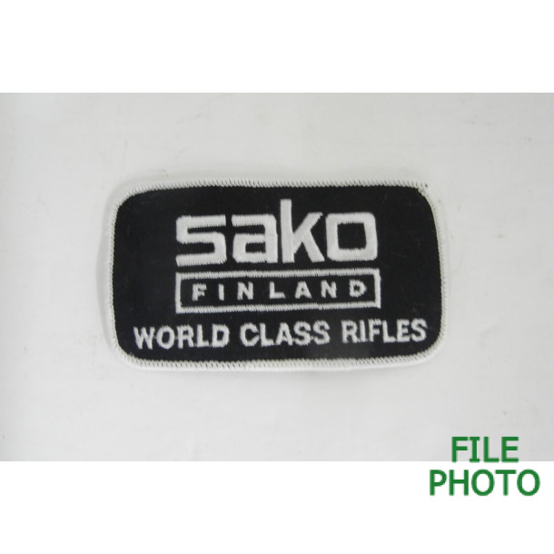 Sako Finland Patch - 4 1/2"x 2 3/4"