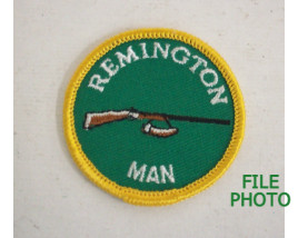 Remington Man Patch - 2 Inch Diameter