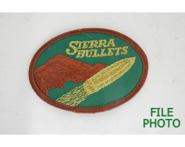 Sierra Bullets Patch - 3 1/2"x 2 1/2"