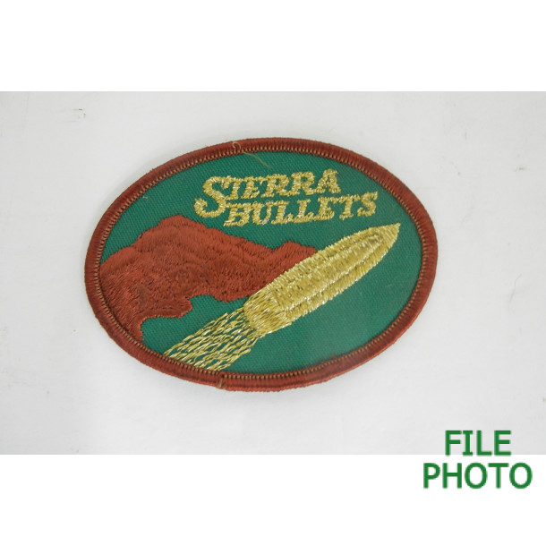 Sierra Bullets Patch - 3 1/2"x 2 1/2"