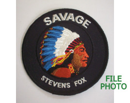 Savage Stevens Fox Patch - 4 Inch Diameter
