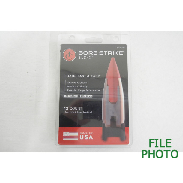 Bullets - 45 Caliber 280 Grain Bore Strike Eld-X - 12 Pack