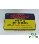 Western Super-X Box of 257 Roberts Ammunition
