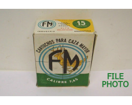 FM Mauser Box of 7.65 Rifle Ammunition