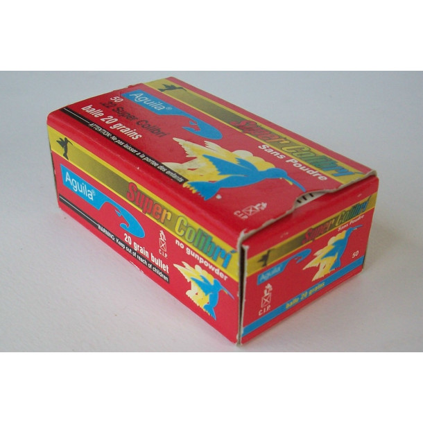 Aguila Super Colibri Box of 22 Handgun Ammunition