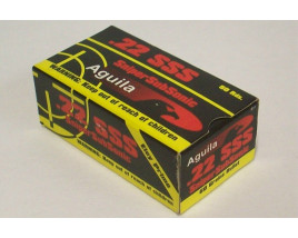 Aguila SSS Box of 22 Ammunition - Partial Box