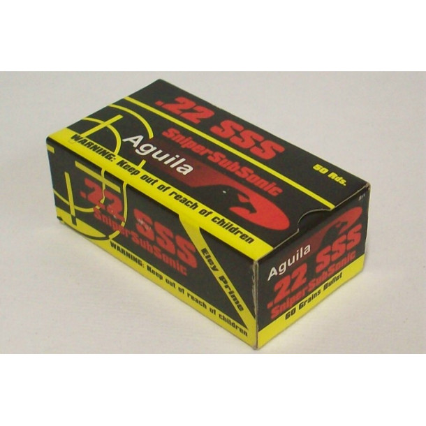 Aguila SSS Box of 22 Ammunition - Partial Box