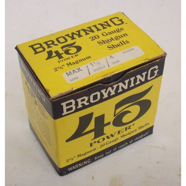 Browning 45 Power Box of 20 Gauge 2 3/4" Shotgun Ammunition