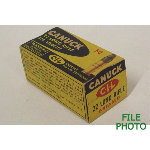 C-I-L Canuck Box of 22 LR Ammunition