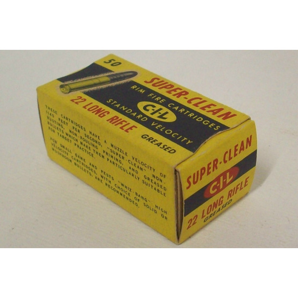 C-I-L Super-Clean Box of 22 LR Ammunition