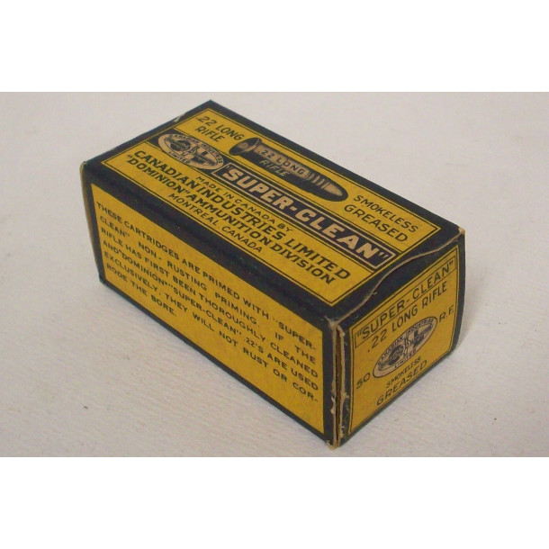 C-I-L Dominion Super-Clean Box of 22 LR Ammunition