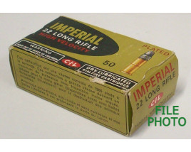 C-I-L Imperial High Velocity Plated Box of 22 LR Ammunition