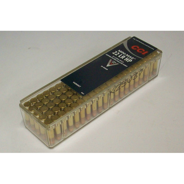 CCI Mini-Mag Sleeve of 22 LR Ammunition - Hollow Point