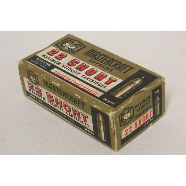 Coast-To-Coast Mastercraft Supreme Box of 22 Short Ammunition